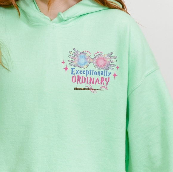 Harry Potter Exceptionally Ordinary Just As Sane As I Am Hoodie Sweatshirt - Picture 3 of 16